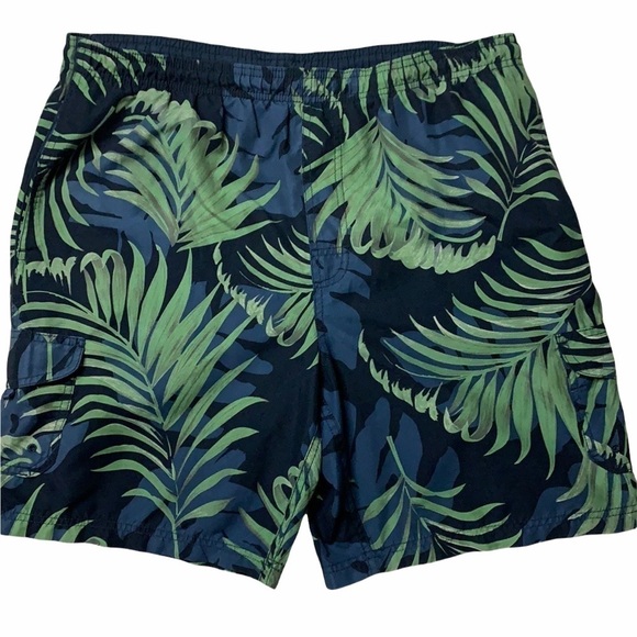 Caribbean Joe Swim Trunks With Waterproof Pouch - Picture 1 of 12